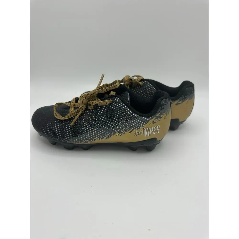 DSG Speed Viper Kids Soccer Cleats, Size 11K, DSGYP-21BK